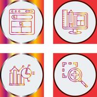Website and Web Design Icon vector