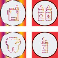 Vape and Vape Liquid Icon vector