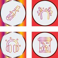 Thermometer and Headband Icon vector