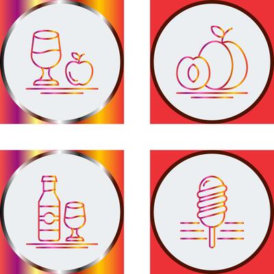 Healthy and Apricot Icon