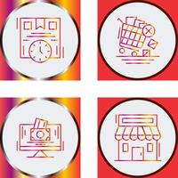 Time is Money and Offer End Icon vector