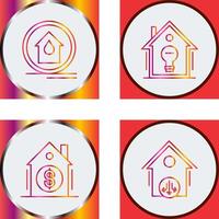 Fire Alarm and Home Automation Icon vector