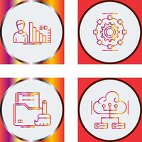 Consulting and Automated Icon vector