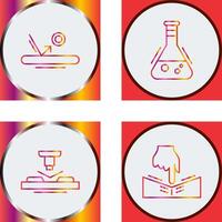 Bounce and Flask Icon vector