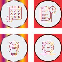 Deadline and Task Management Icon vector