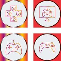 Gaming Control and Online Games Icon vector