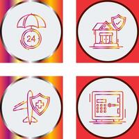 Protection and House Icon vector