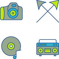 Camera and Arrows Icon vector