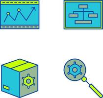 SEO and Seo Structure Icon vector