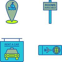 shipping location and room Icon vector