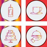 Sauce and Tea Icon vector