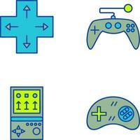 Direction Key and Gaming Control Icon vector