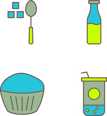 sugar and Milk bottle Icon