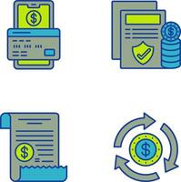 Payment and Protection Icon vector