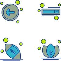 izquierda flecha y cambiar icono vector