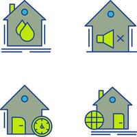 Water Hose and Mute Icon vector