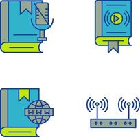 mudo y medios de comunicación icono vector