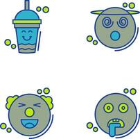 Drink and Dizzy Icon vector