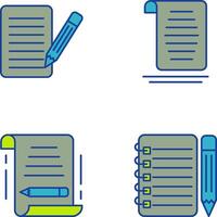 checklist and document Icon vector