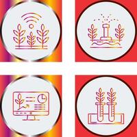 Wheat and Sprinkler Icon vector