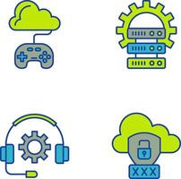 Gaming and Server Icon vector