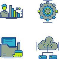 Consulting and Automated Icon vector