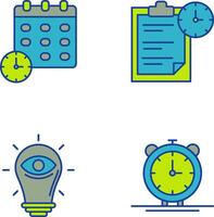 Deadline and Task Management Icon vector