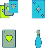 Deck of Card and Card Icon vector