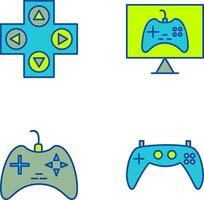 Gaming Control and Online Games Icon vector