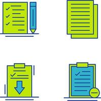 Agreement and Document Icon vector