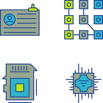 cuenta y modelo icono vector