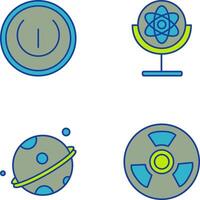 Gyroscope and Power Icon vector