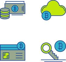 dinero y nube icono vector