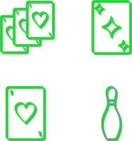 Deck of Card and Card Icon vector