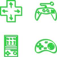 Direction Key and Gaming Control Icon vector