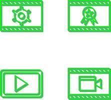Web Optimization and Web Award Icon vector
