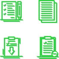 Agreement and Document Icon vector