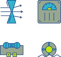 Dispersion and Weight Scale Icon vector