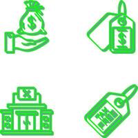 Income and Price Icon vector