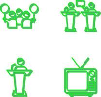 Protest and Debate Icon vector