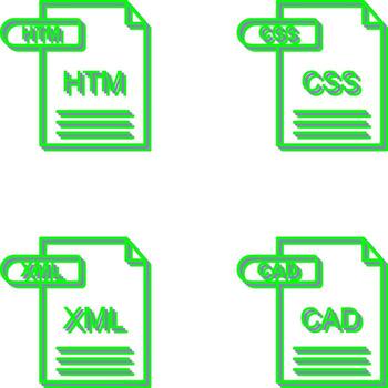 htm y css icono vector