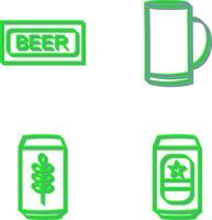 Beer Sign and Beer Mug Icon vector