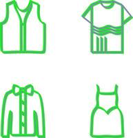 Swimming Vest and Accessory Icon vector