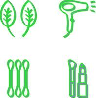 Herb and Hair removal Icon vector