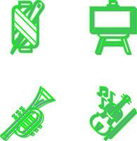 Needle and Easel Icon vector