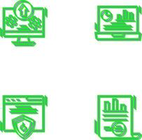 Upload and Dashboard Icon vector