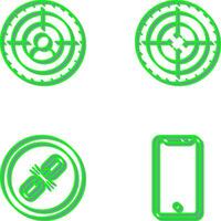 Goal and Target Icon vector