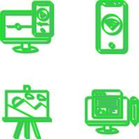 WIFI and Responsive Icon vector