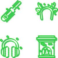 Thermometer and Headband Icon vector