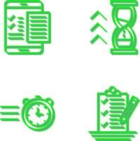 Check List and Quick Response Icon vector